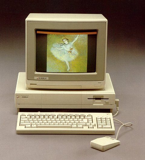 Computadora Commodore Amiga 1000 de 1985